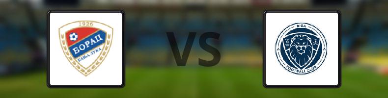 Borac Banja Luka - Riga FC odds, speltips, resultat i Conference League