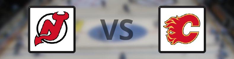 New Jersey Devils - Calgary Flames odds, speltips, resultat i NHL