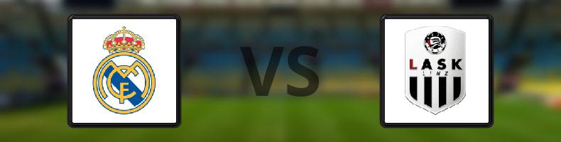 Real Madrid - LASK odds, speltips, resultat i Champions League