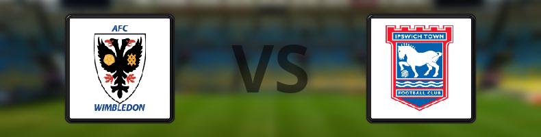 AFC Wimbledon - Ipswich odds, speltips, resultat i Engelska Ligacupen