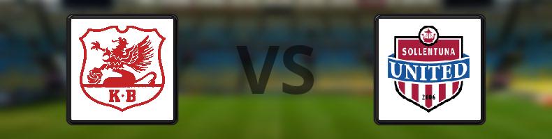 Karlbergs BK - Sollentuna FK odds, speltips, resultat i Division 1