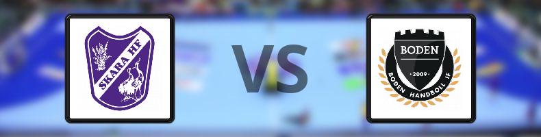 Skara HF - Boden Handboll IF odds, speltips, resultat i Handbollsligan damer