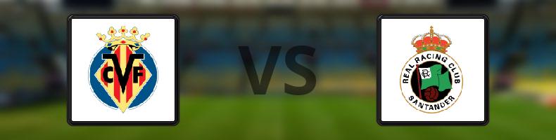 Villarreal - Racing Santander odds, speltips, resultat i La Liga