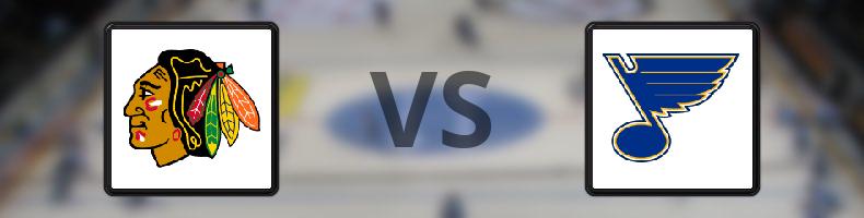Chicago Blackhawks - St Louis Blues odds, speltips, resultat i NHL