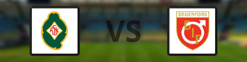 Skövde AIK - Degerfors IF odds, speltips, resultat i Superettan