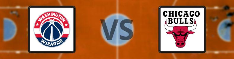 Washington Wizards - Chicago Bulls odds, speltips, resultat i NBA