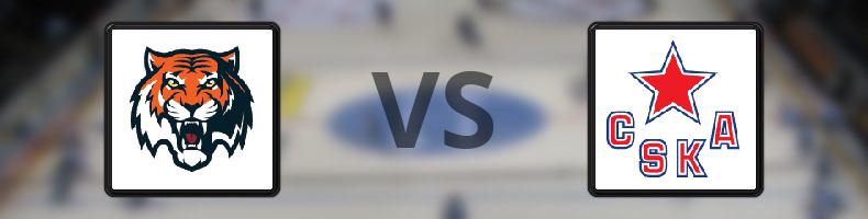 Amur Chabarovsk - CSKA Moskva odds, speltips, resultat i KHL