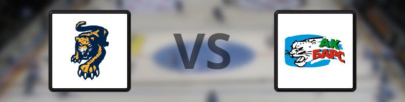 HC Sochi - AK Bars Kazan odds, speltips, resultat i KHL