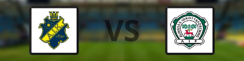 AIK - Alingsås IF odds, speltips, resultat i Damallsvenskan