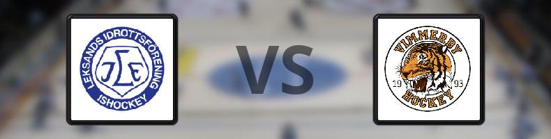 Leksand - Vimmerby HC odds, speltips, resultat i HockeyAllsvenskan