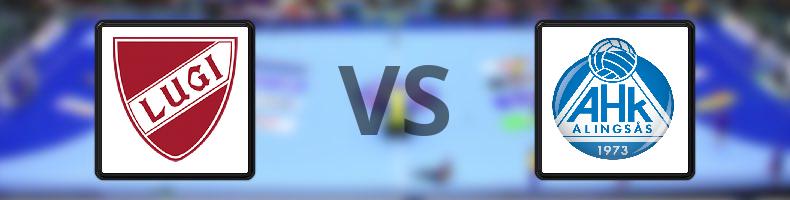Lugi - Alingsås odds, speltips, resultat i Handbollsligan herrar