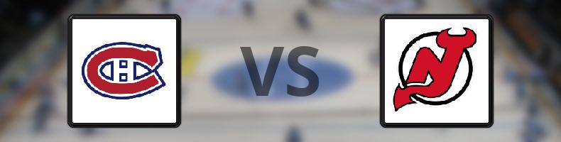 Montreal Canadiens - New Jersey Devils odds, speltips, resultat i NHL