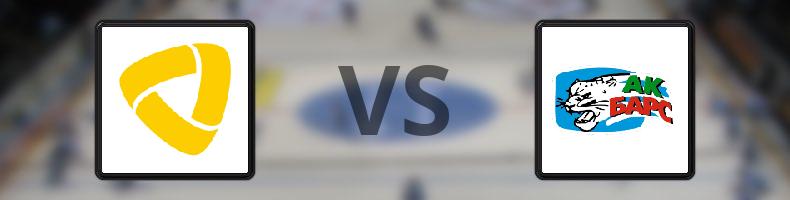 Severstal Cherepovec - AK Bars Kazan odds, speltips, resultat i KHL