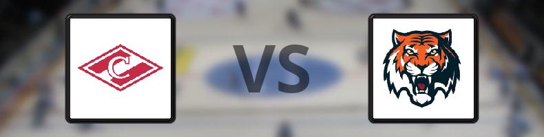Spartak Moskva - Amur Chabarovsk odds, speltips, resultat i KHL