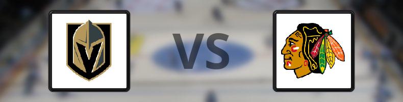 Vegas Golden Knights - Chicago Blackhawks odds, speltips, resultat i NHL