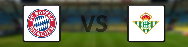 Bayern München - Real Betis odds, speltips, resultat i Champions League