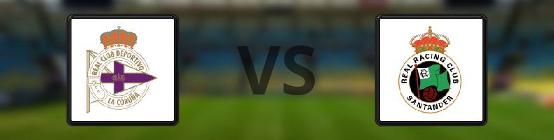 Deportivo La Coruna - Racing Santander odds, speltips, resultat i La Liga