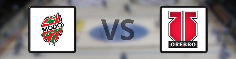 MODO - Örebro odds, speltips, resultat i SHL