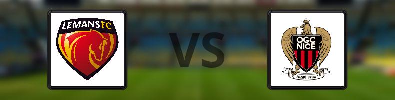 Le Mans - Nice odds, speltips, resultat i Ligue 1