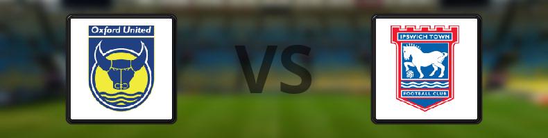Oxford Utd - Ipswich odds, speltips, resultat i EFL Championship