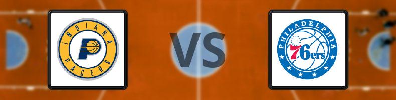 Indiana Pacers - Philadelphia 76ers odds, speltips, resultat i NBA