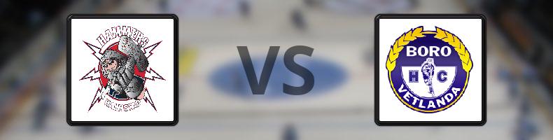 Halmstad Hammers HC - Boro/Vetlanda HC odds, speltips, resultat i HockeyEttan