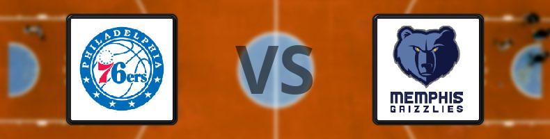 Philadelphia 76ers - Memphis Grizzlies odds, speltips, resultat i NBA