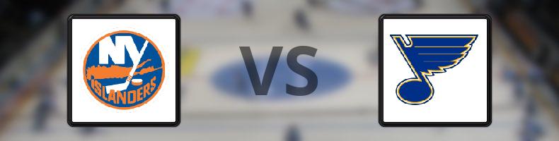 New York Islanders - St Louis Blues odds, speltips, resultat i NHL