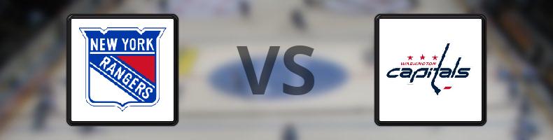 New York Rangers - Washington Capitals odds, speltips, resultat i NHL