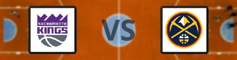 Sacramento Kings - Denver Nuggets odds, speltips, resultat i NBA