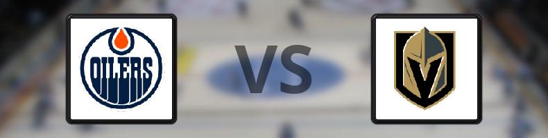 Edmonton Oilers - Vegas Golden Knights odds, speltips, resultat i NHL