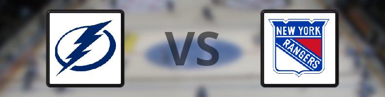 Tampa Bay Lightning - New York Rangers odds, speltips, resultat i NHL