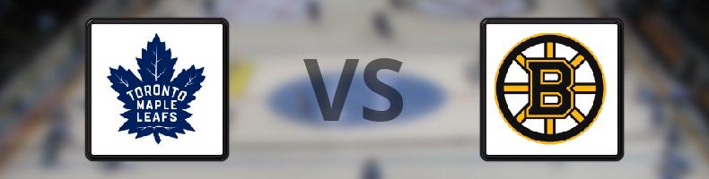 Toronto Maple Leafs - Boston Bruins odds, speltips, resultat i NHL