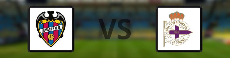 Levante - Deportivo La Coruna odds, speltips, resultat i La Liga