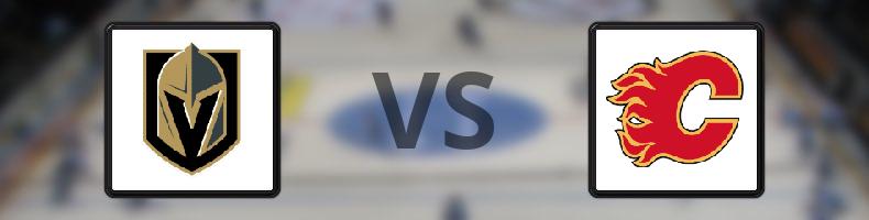 Vegas Golden Knights - Calgary Flames odds, speltips, resultat i NHL