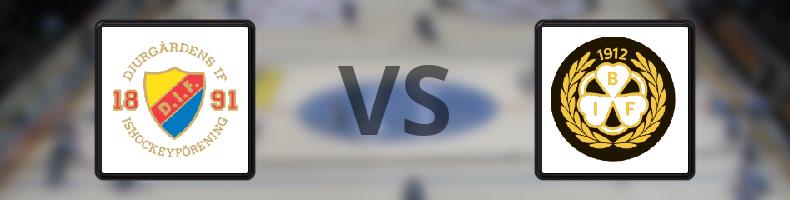 Djurgården - Brynäs odds, speltips, resultat i SHL