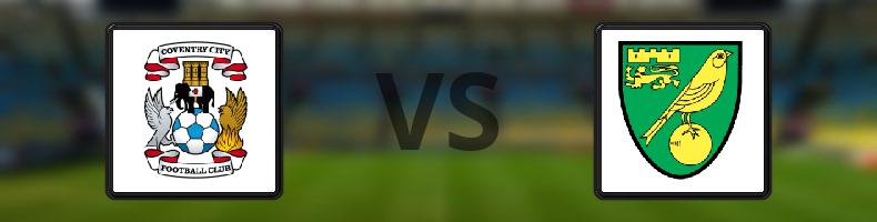 Coventry - Norwich odds, speltips, resultat i EFL Championship