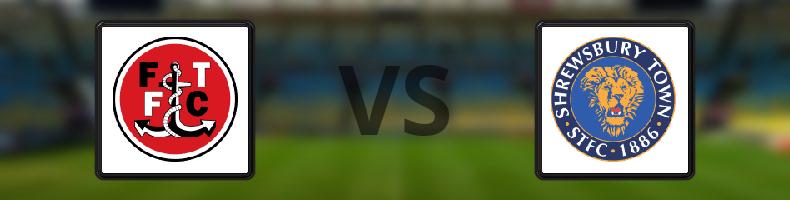 Fleetwood Town - Shrewsbury odds, speltips, resultat i Engelska Ligacupen