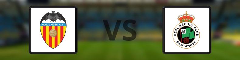 Valencia - Racing Santander odds, speltips, resultat i La Liga