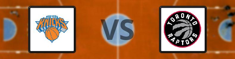 New York Knicks - Toronto Raptors odds, speltips, resultat i NBA