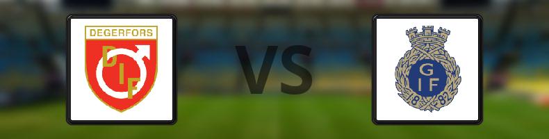 Degerfors IF - Gefle IF odds, speltips, resultat i Superettan