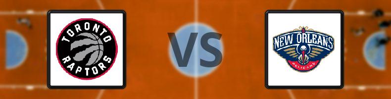 Toronto Raptors - New Orleans Pelicans odds, speltips, resultat i NBA