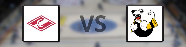 Spartak Moskva - Traktor Chelyabinsk odds, speltips, resultat i KHL