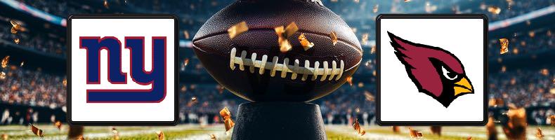 New York Giants - Arizona Cardinals odds, speltips, resultat i NFL