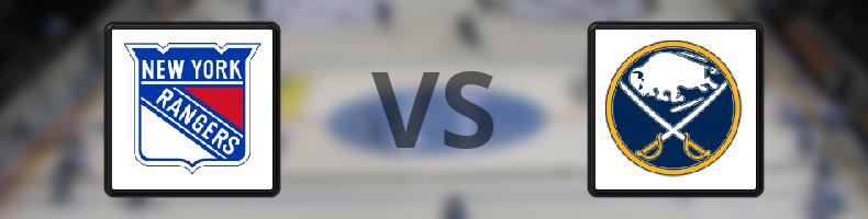 New York Rangers - Buffalo Sabres odds, speltips, resultat i NHL