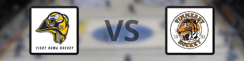 Visby/Roma HK - Vimmerby HC odds, speltips, resultat i HockeyAllsvenskan