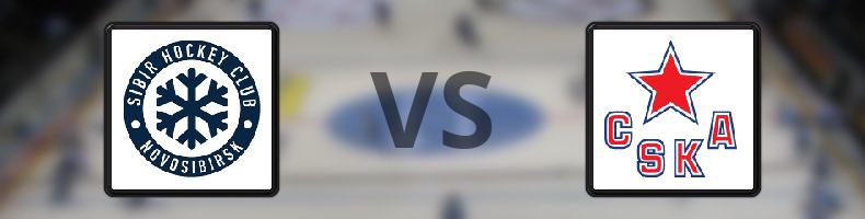 Sibir Novosibirsk - CSKA Moskva odds, speltips, resultat i KHL