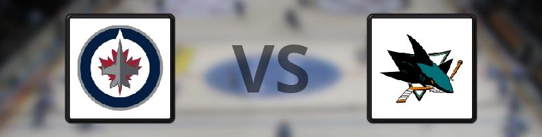 Winnipeg Jets - San José Sharks odds, speltips, resultat i NHL