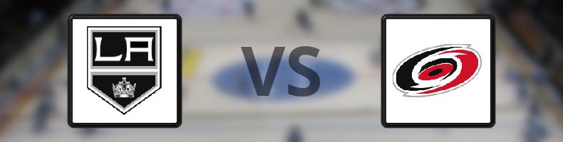 Los Angeles Kings - Carolina Hurricanes odds, speltips, resultat i NHL