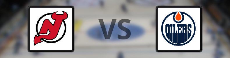 New Jersey Devils - Edmonton Oilers odds, speltips, resultat i NHL
